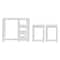 Mini White Bar Table & Chairs Set by Make Market®